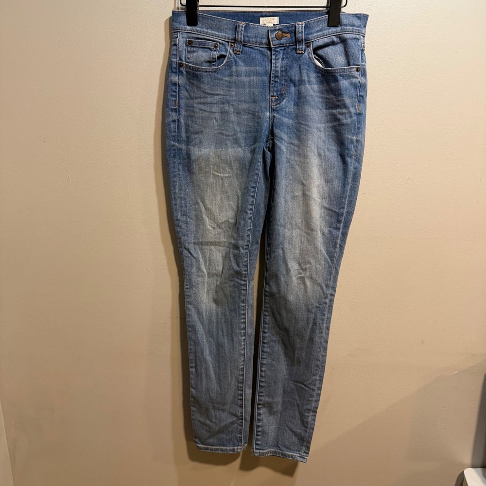 J.Crew Stretch Toothpick Skinny Jeans Medium Wash Blue Size‎ 26/30 E0737